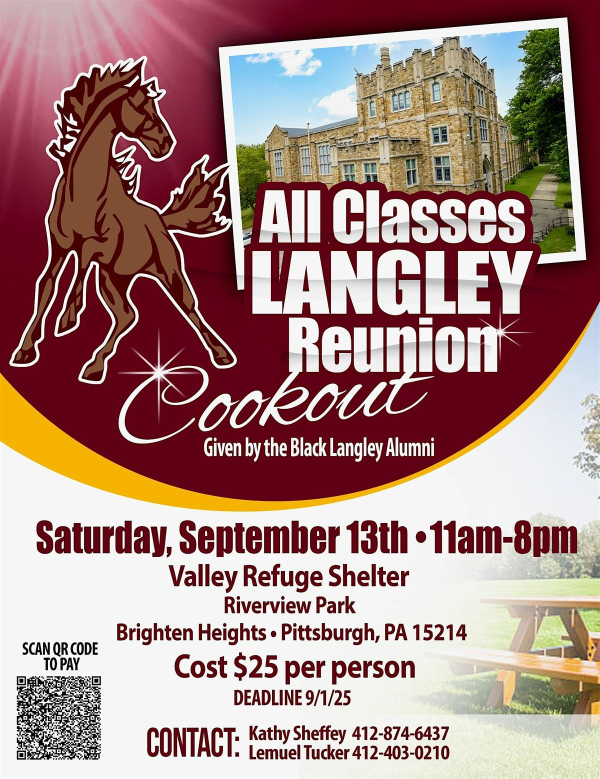 All Classes Langley Reunion, 13 September | Event in Pittsburgh | AllEvents