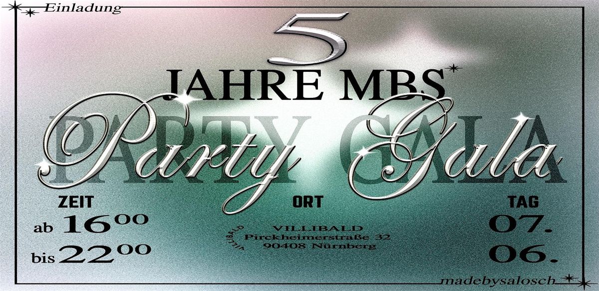 Made by Salosch - 5 Year Celebration Gala, 7 June | Event in Nürnberg | AllEvents