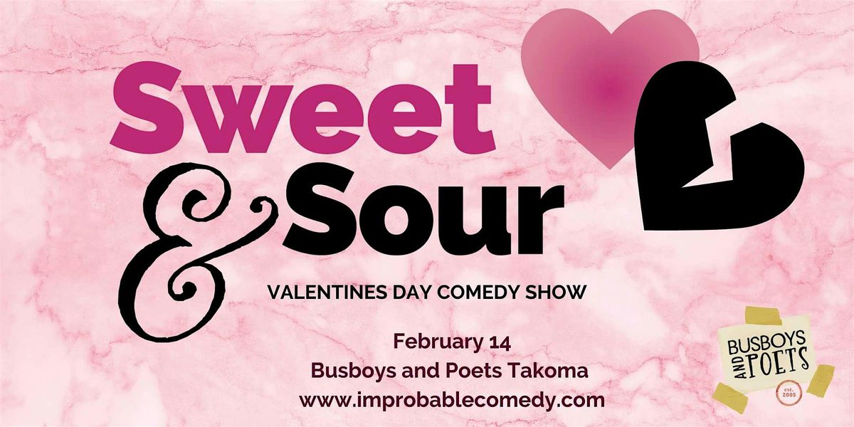 Sweet & Sour Valentine's Day Comedy Show, 14 February | Event in Washington | AllEvents