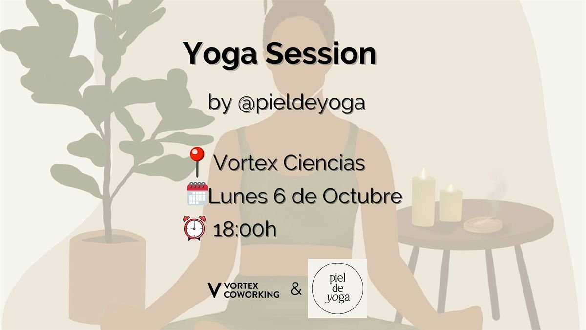 Vortex Yoga Session by @Pieldeyoga 06/10, 6 October | Event in València | AllEvents
