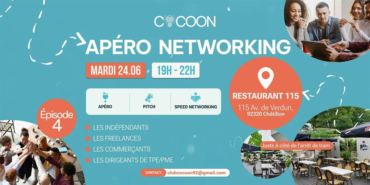 Apéro COCOON à Châtillon - épisode 4, 24 June | Event in Châtillon | AllEvents