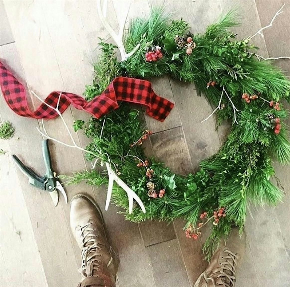 Wreath Workshop at The Wild Dahlia, 5 December | Event in Raynham | AllEvents