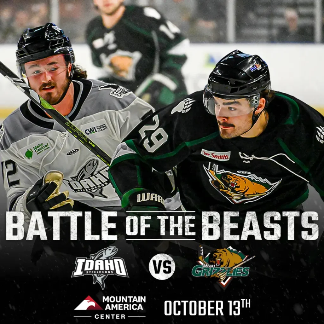 Utah Grizzlies at Idaho Steelheads at Idaho Central Arena, 24 October | Event in Boise | AllEvents