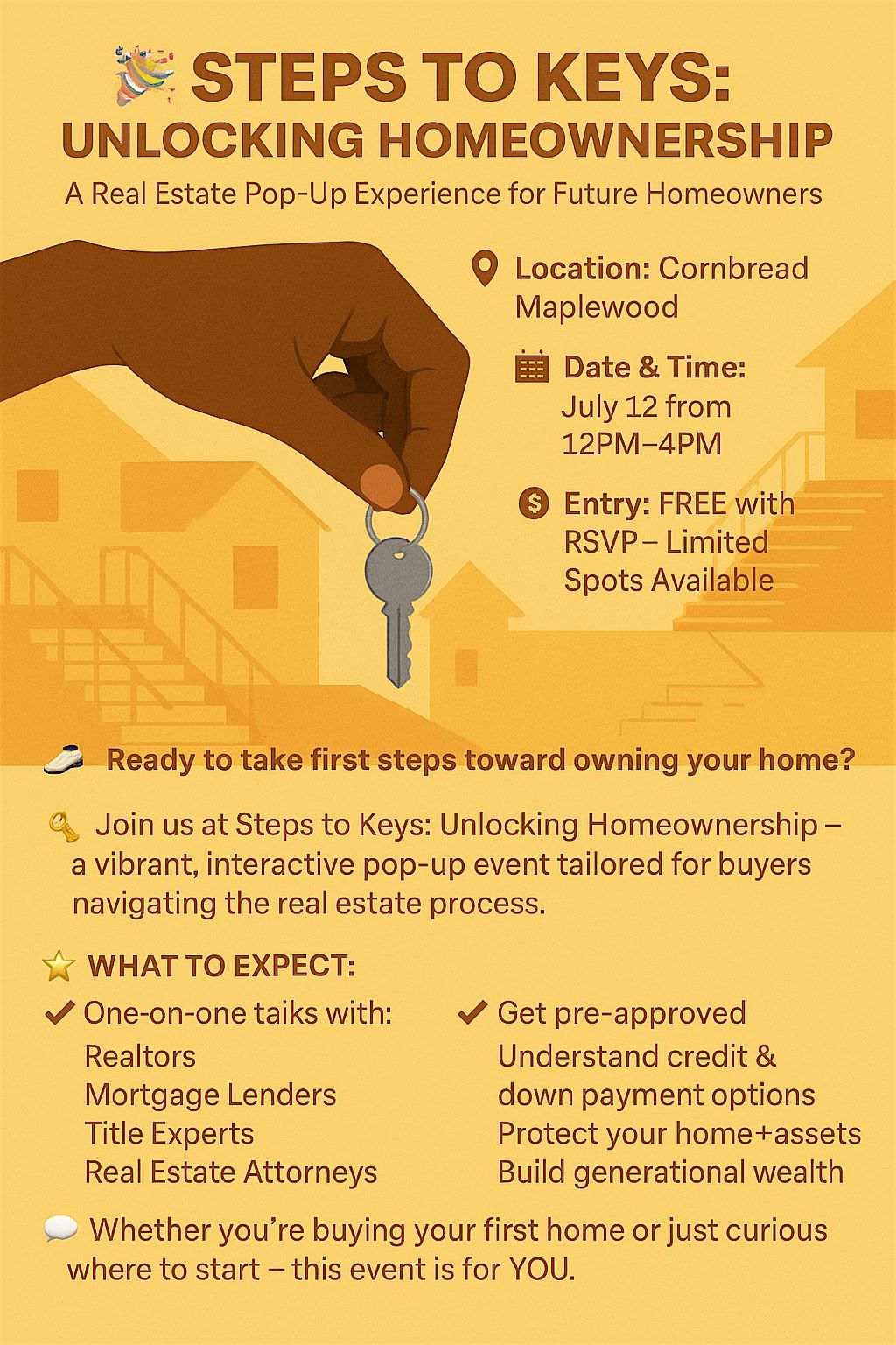 Steps to Keys: Unlocking Homeownership | Event in Maplewood | AllEvents