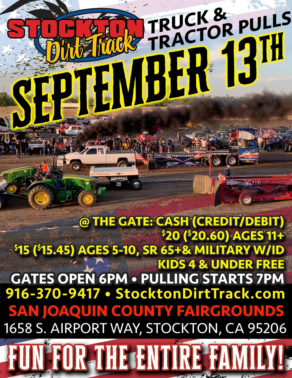 2025 West Coast Fall Nationals Tractor and Truck Pulls, 13 September | Event in Stockton | AllEvents