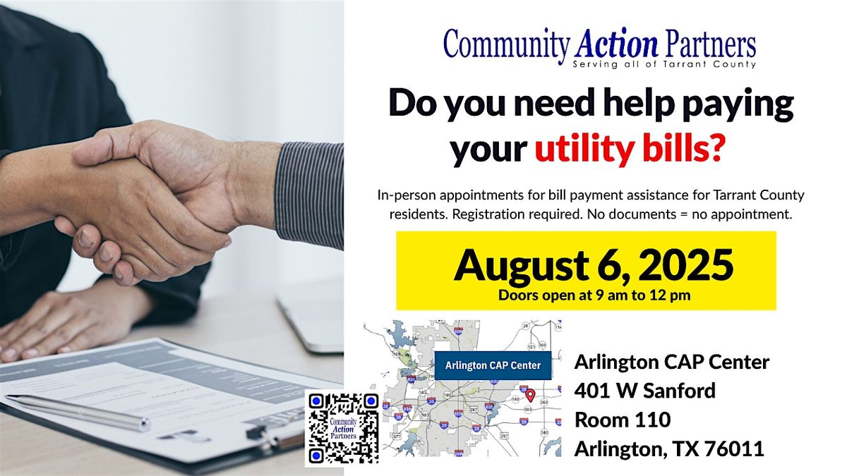 In-Person Appointment - August  6 at Arlington CAP Center, 6 August | Event in Arlington | AllEvents