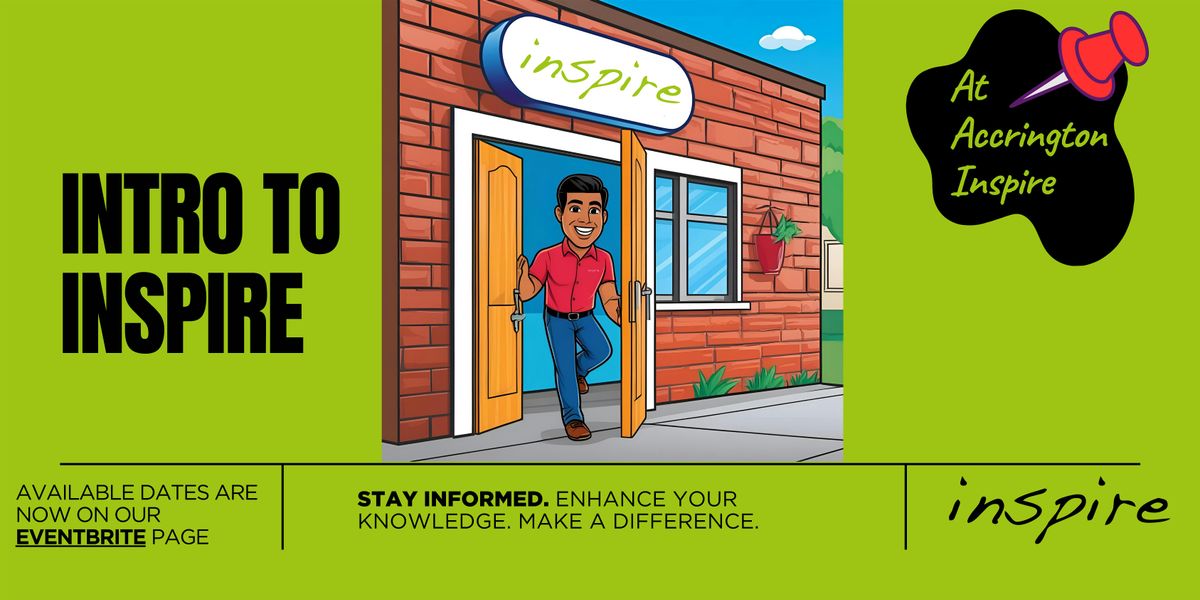 Face to Face- Intro to Inspire Drug & Alcohol Service Professionals Only, 17 November | Event in Accrington