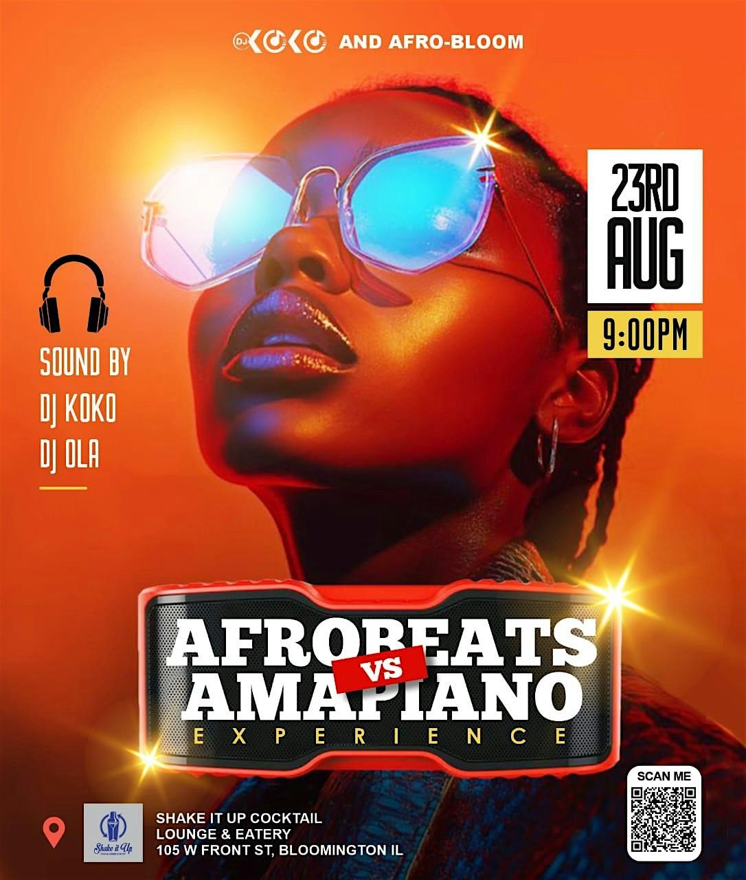 Afrobeats VS Amapiano Experience, 23 August | Event in Bloomington | AllEvents