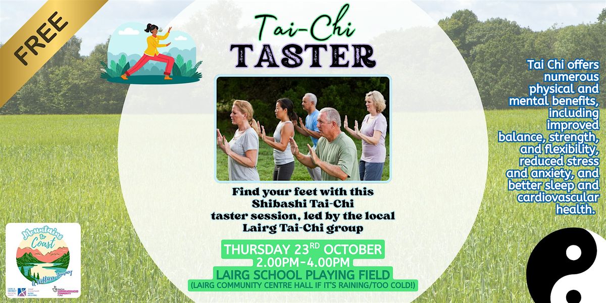 Tai Chi Taster Session, 23 October | Event in Lairg | AllEvents