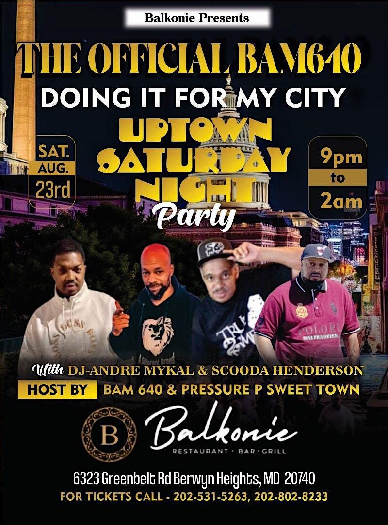 BAM 640 Doing it for my City, 23 August | Event in Berwyn Heights | AllEvents