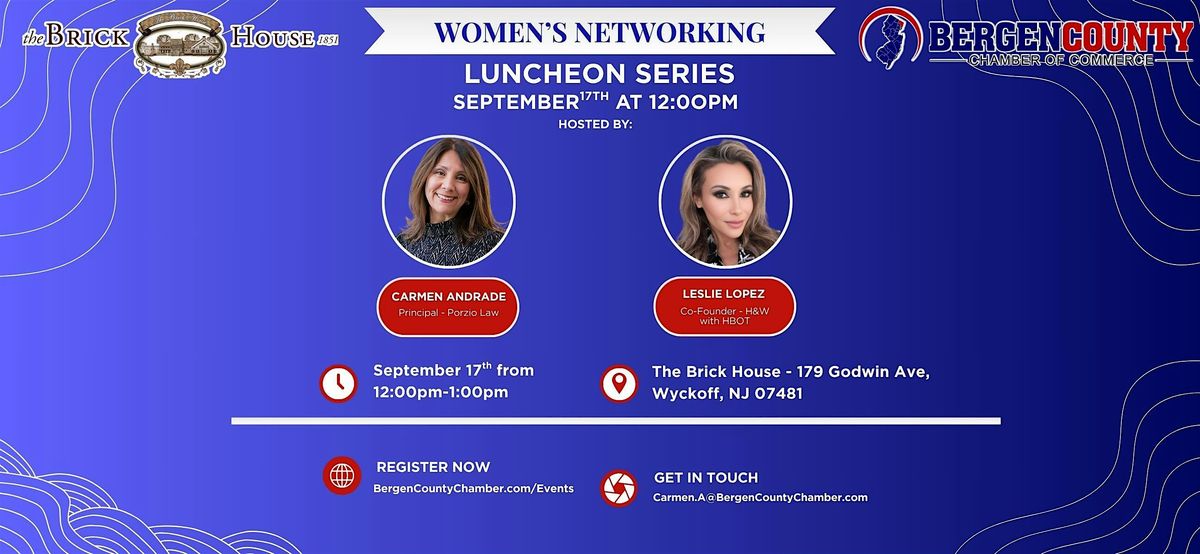 Women’s Networking Luncheon, 17 September | Event in Wyckoff | AllEvents