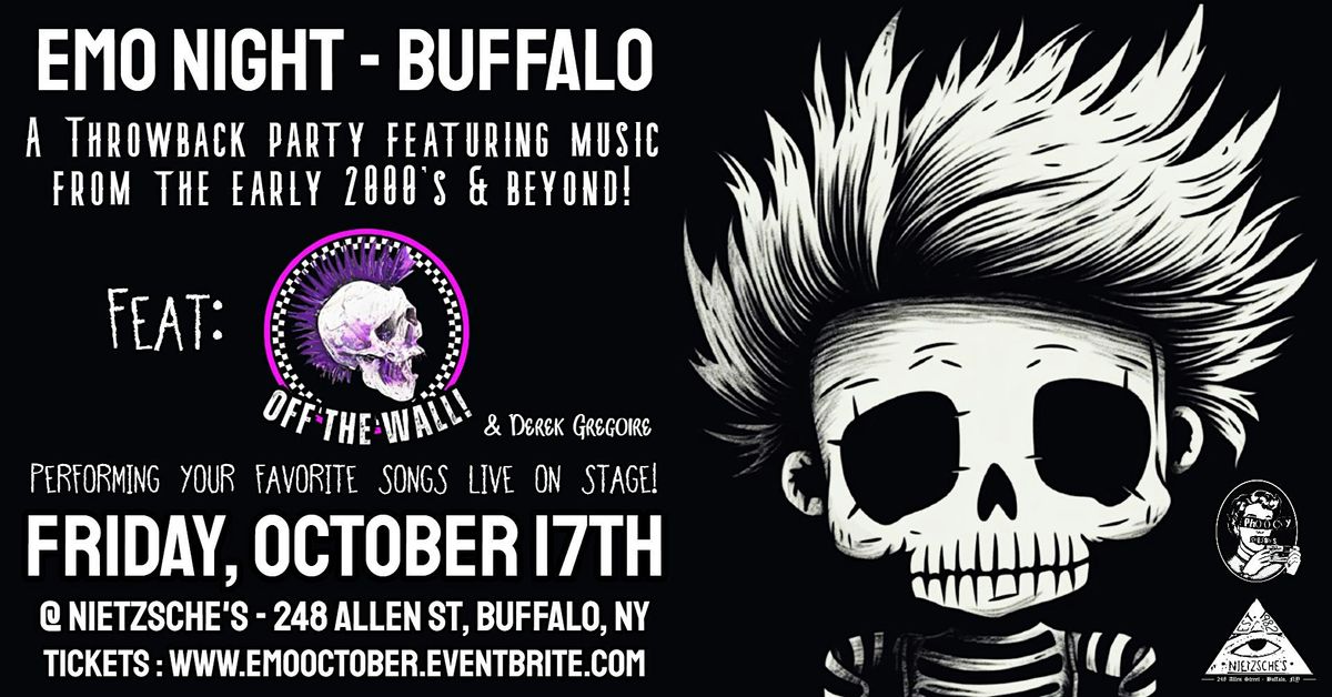 Emo Night - Buffalo (Fall 2025 Edition), 17 October | Event in Buffalo | AllEvents