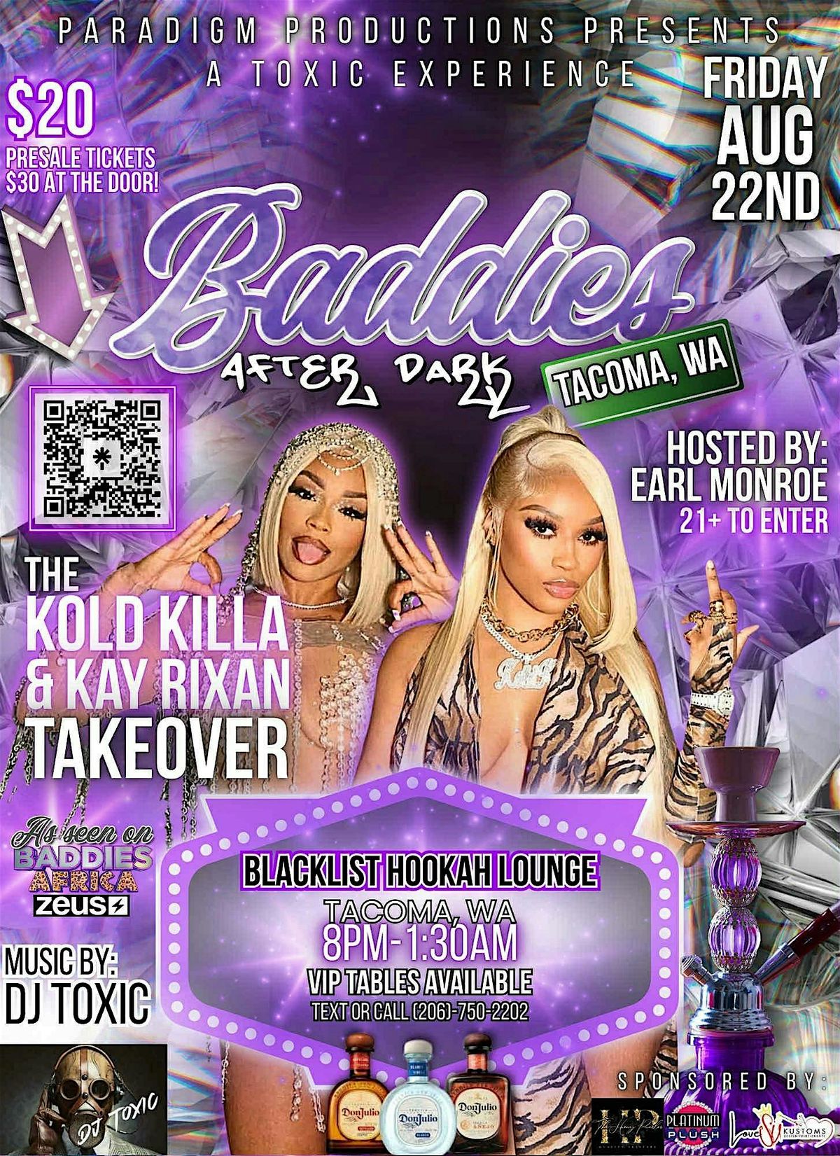 Baddies after Dark : The Kold Killa & Kay Rican Take over, 22 August | Event in Lakewood | AllEvents