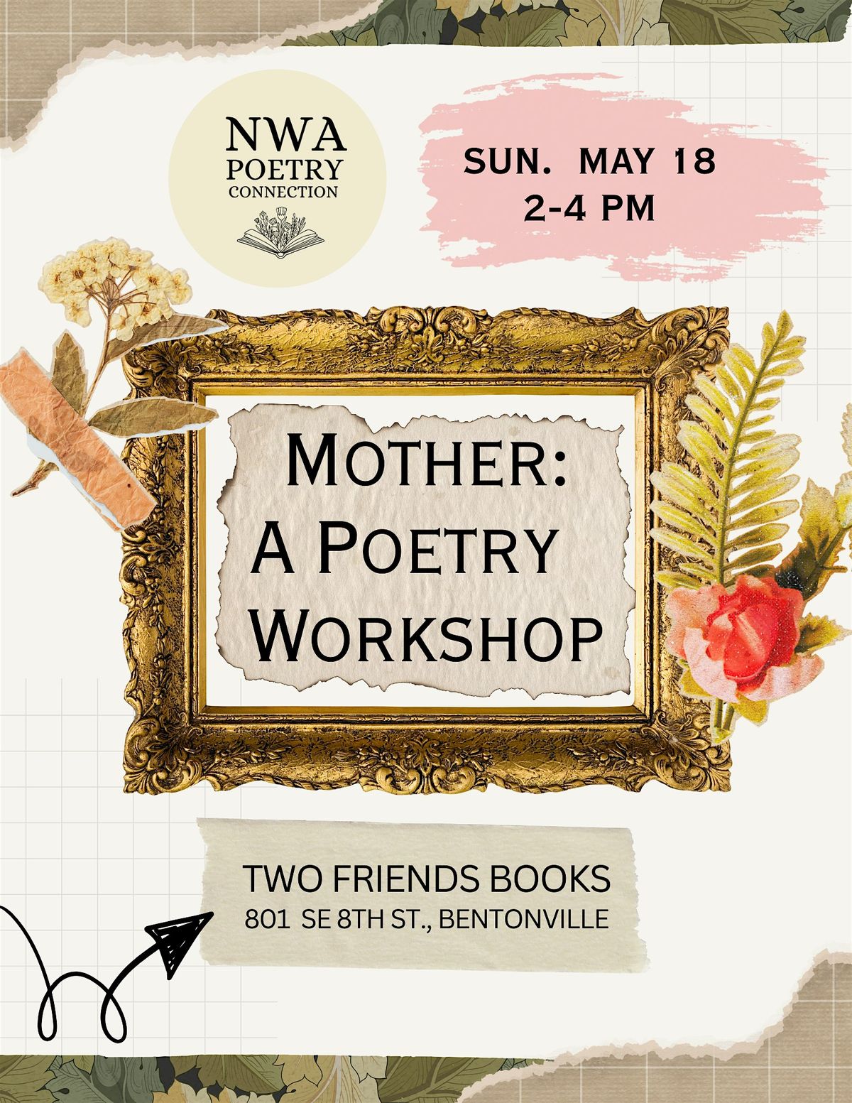 Mother: A Poetry Workshop, 18 May | Event in Bentonville | AllEvents