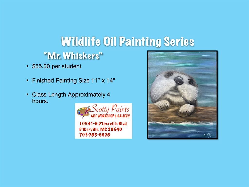 Bob Ross Workshop - Mr. Whiskers, 19 July | Event in D'Iberville | AllEvents