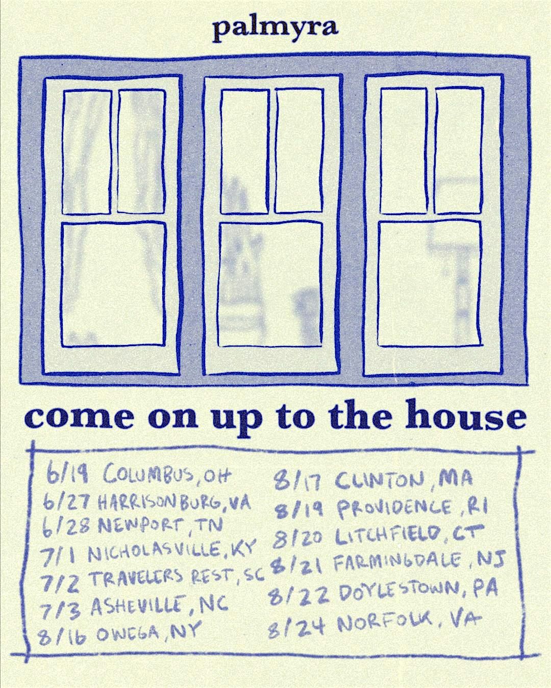 Palmyra: Come On Up to the House - Doylestown, PA, 22 August | Event in Doylestown | AllEvents