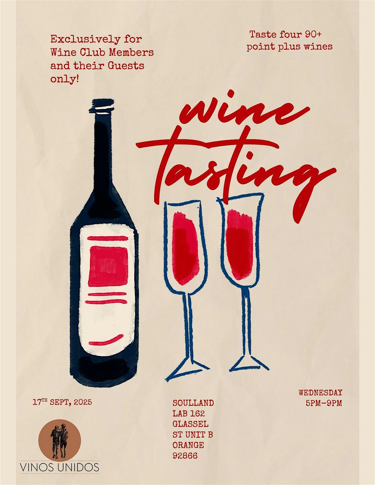 Wine Club Members (and their guest) Only tasting!, 17 September | Event in Orange | AllEvents