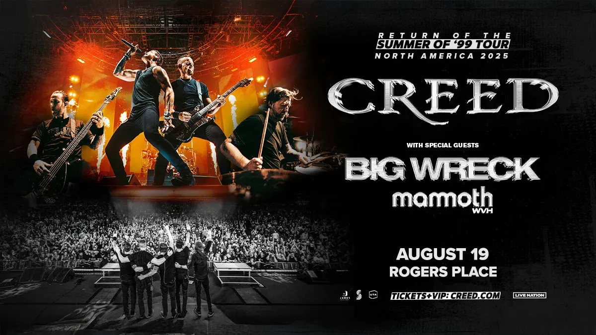 Parking Creed with Big Wreck and Mammoth WVH, 17 August | Event in Vancouver | AllEvents