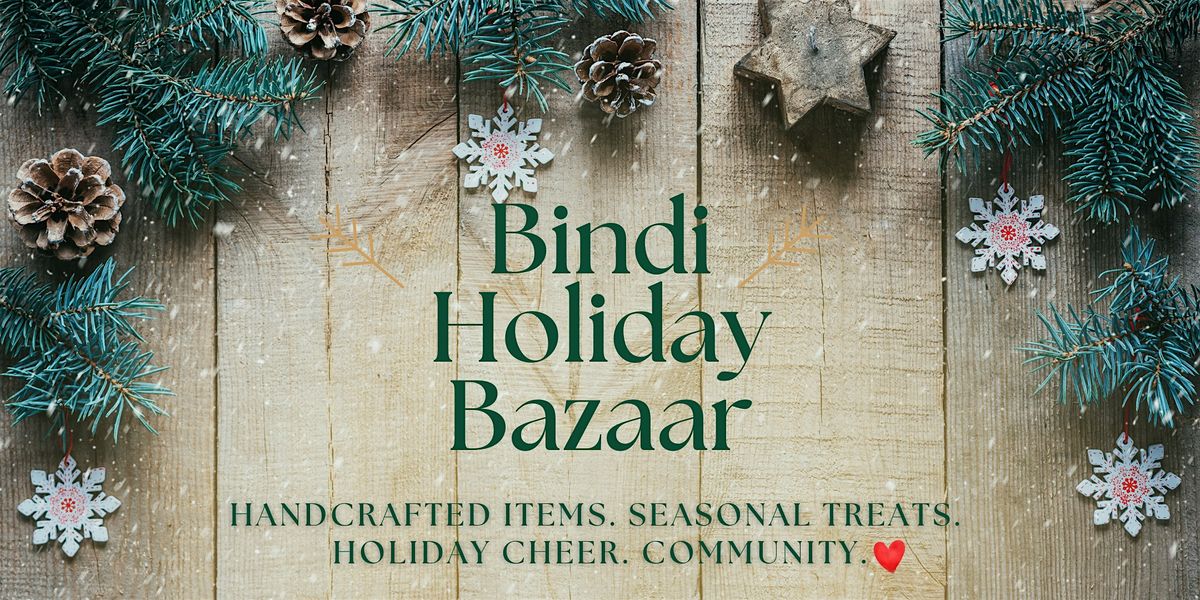 Bindi Holiday Bazaar, 7 December | Event in Mountlake Terrace | AllEvents