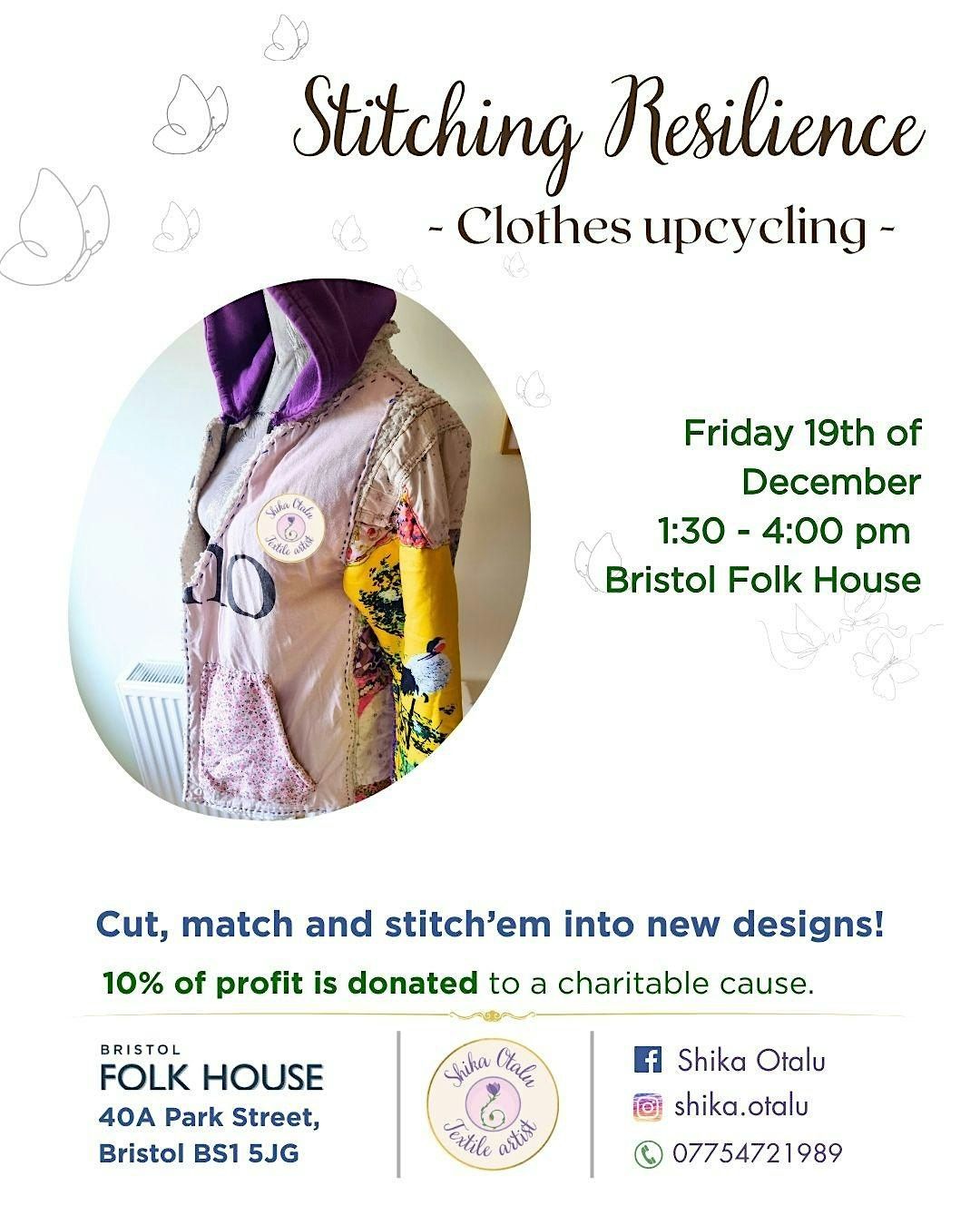 Stitching Resilience - Clothes upcycling, 19 December | Event in Bristol | AllEvents