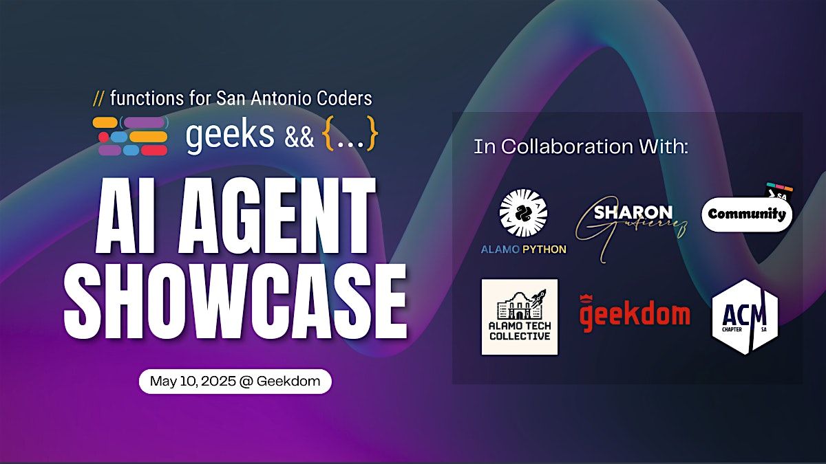 AI Agent Showcase, 10 May | Event in San Antonio | AllEvents