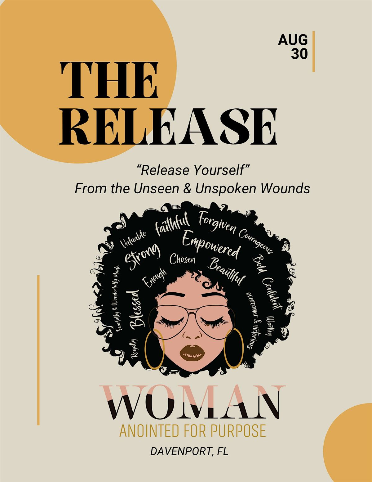 THE RELEASE, 30 August | Event in Davenport | AllEvents