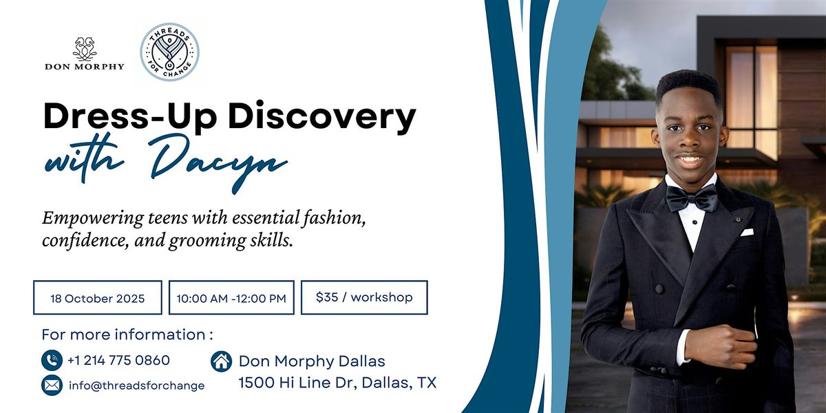 Dress-Up Discovery with Dacyn, 18 October | Event in Dallas | AllEvents