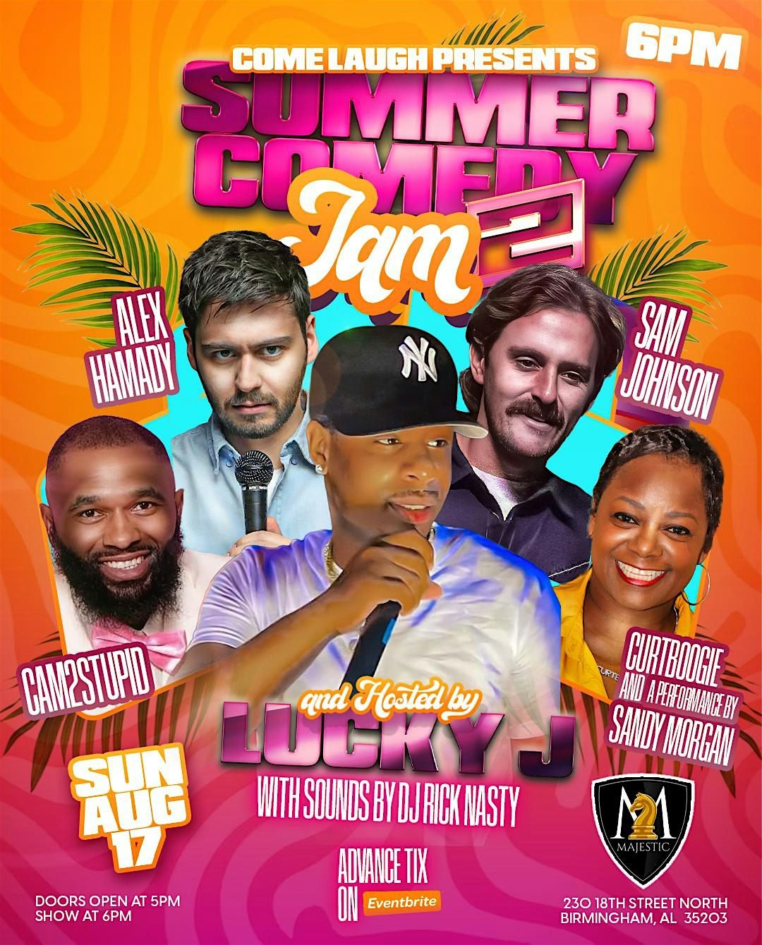 Summer Comedy Jam 2, 17 August | Event in Birmingham | AllEvents