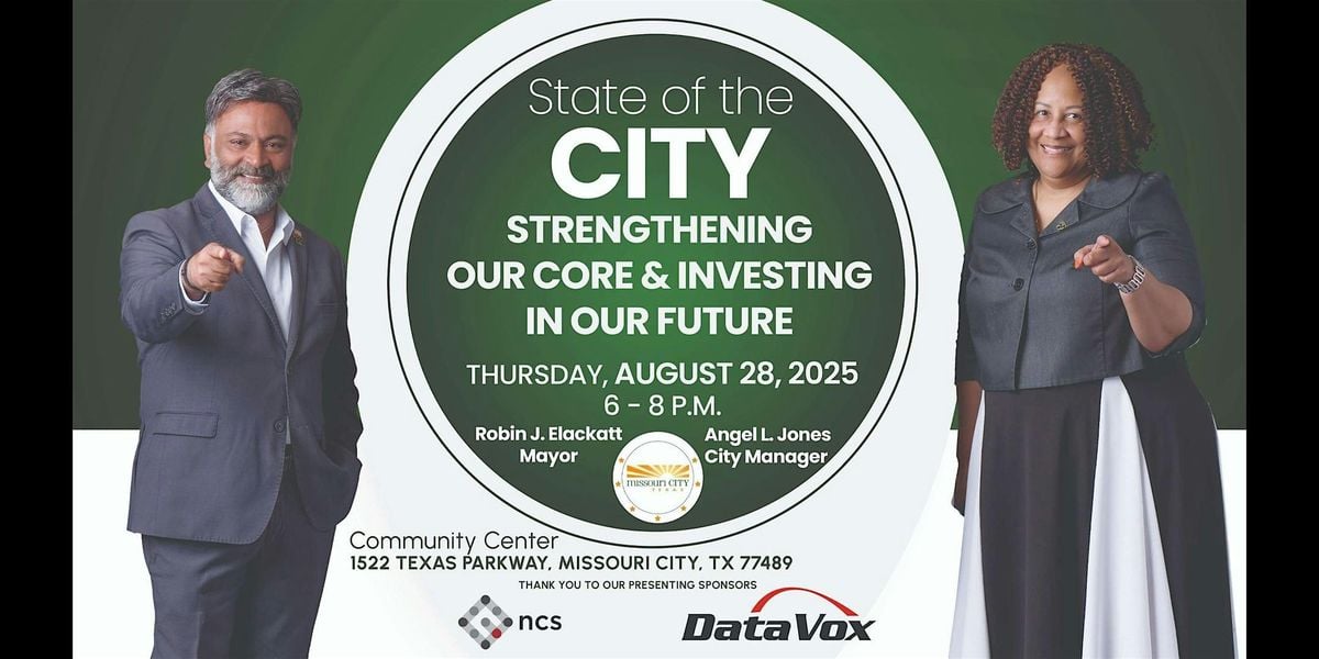 State of the City, 28 August | Event in Missouri City | AllEvents