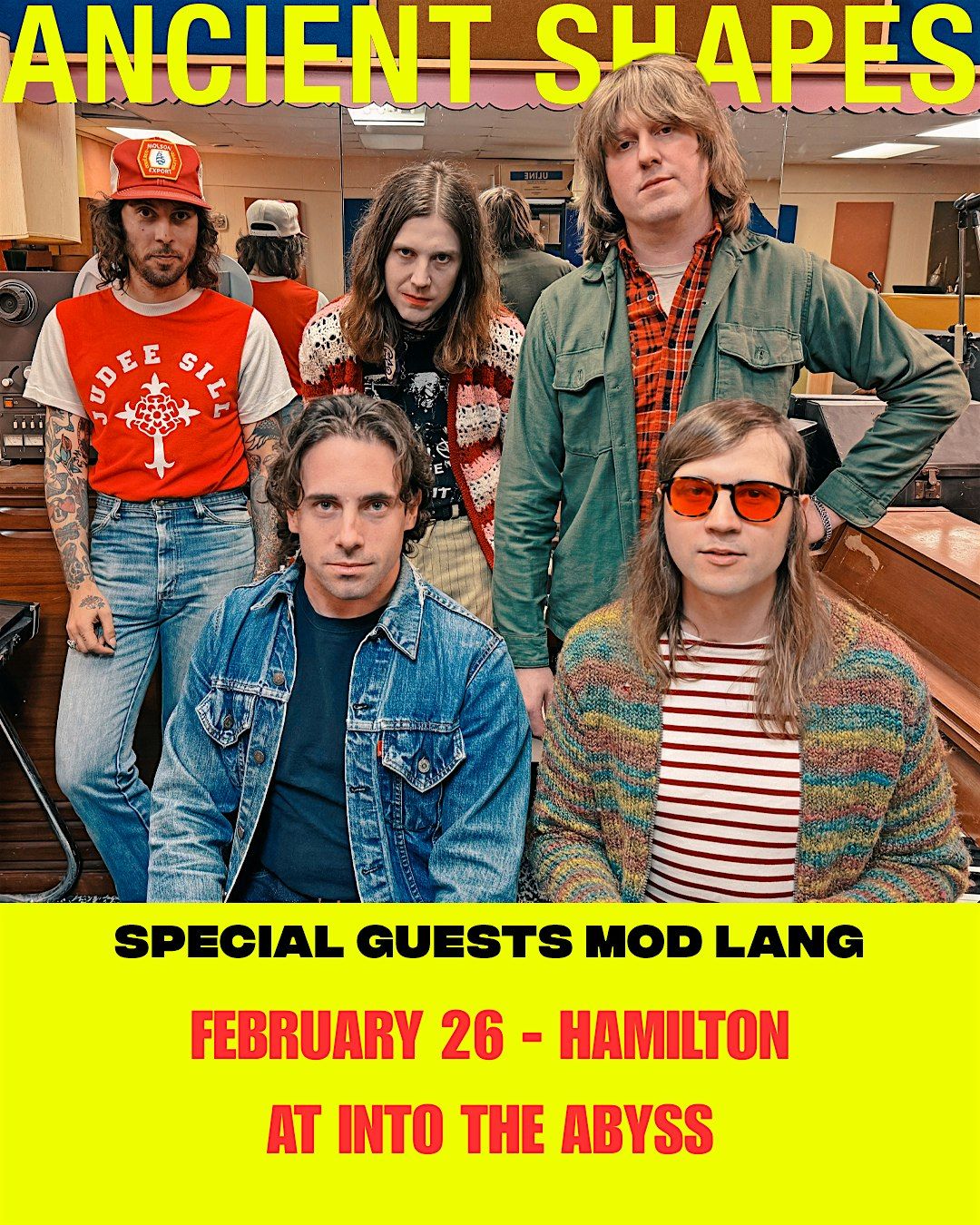 ANCIENT SHAPES AT INTO THE ABYSS, 26 February | Event in Hamilton | AllEvents