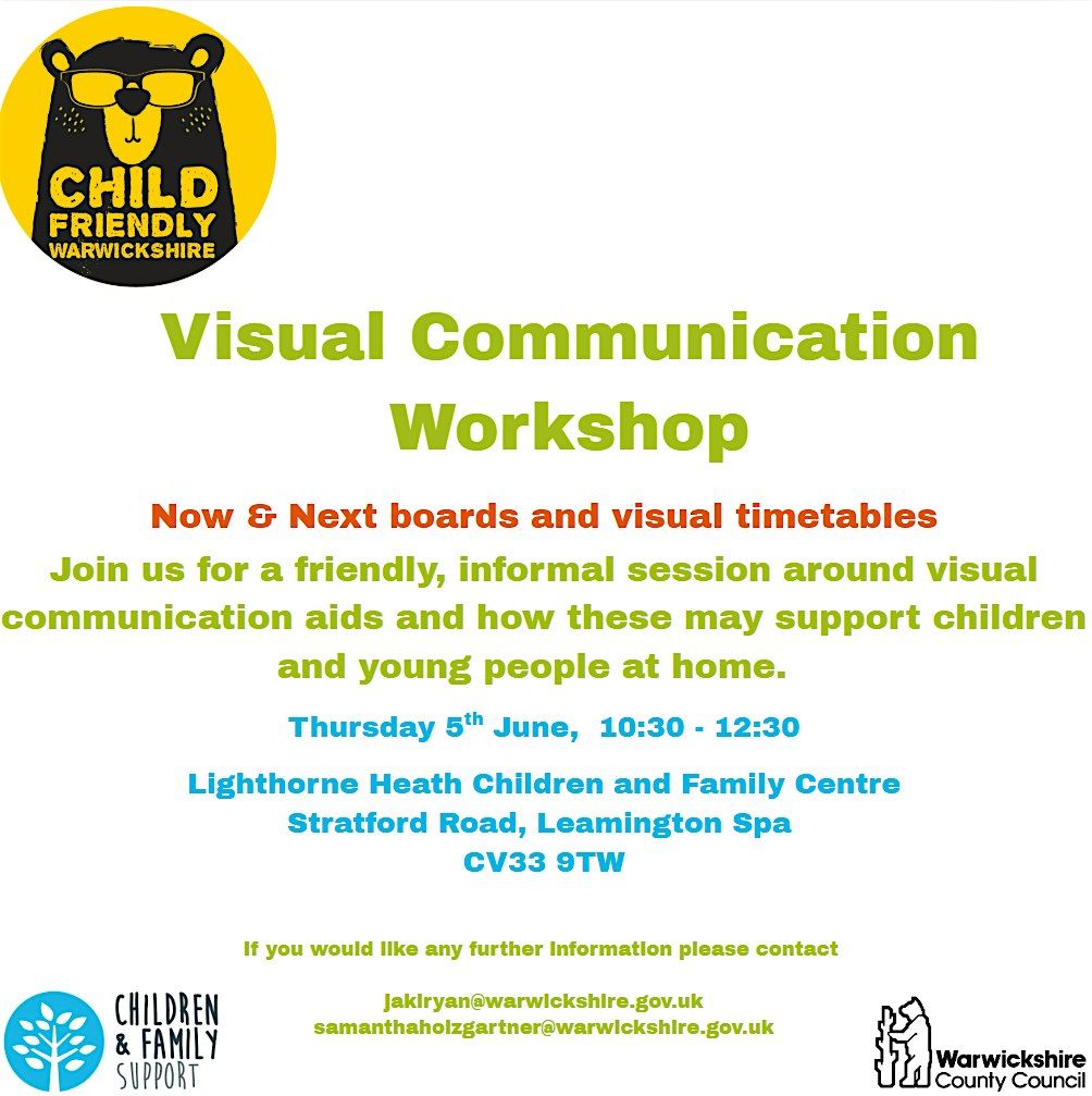 Visual communication work shop, 5 June | Event in Lighthorne Heath | AllEvents
