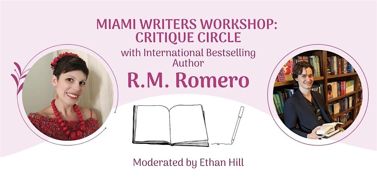 Copy of Miami Writers Workshop: Critique Circle with R. M. Romero, 8 December | Event in Coral Gables | AllEvents