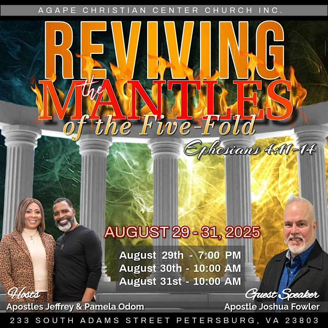Reviving the Mantles of the Five-Fold, 29 August | Event in Petersburg | AllEvents