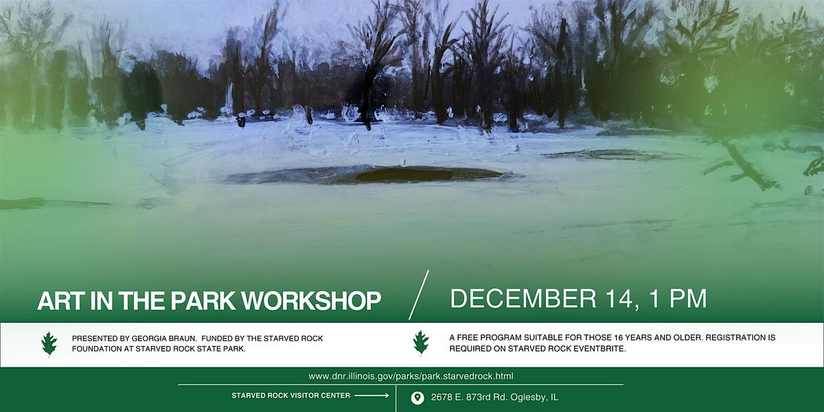 Art in the Park Workshop, 14 December | Event in Oglesby | AllEvents
