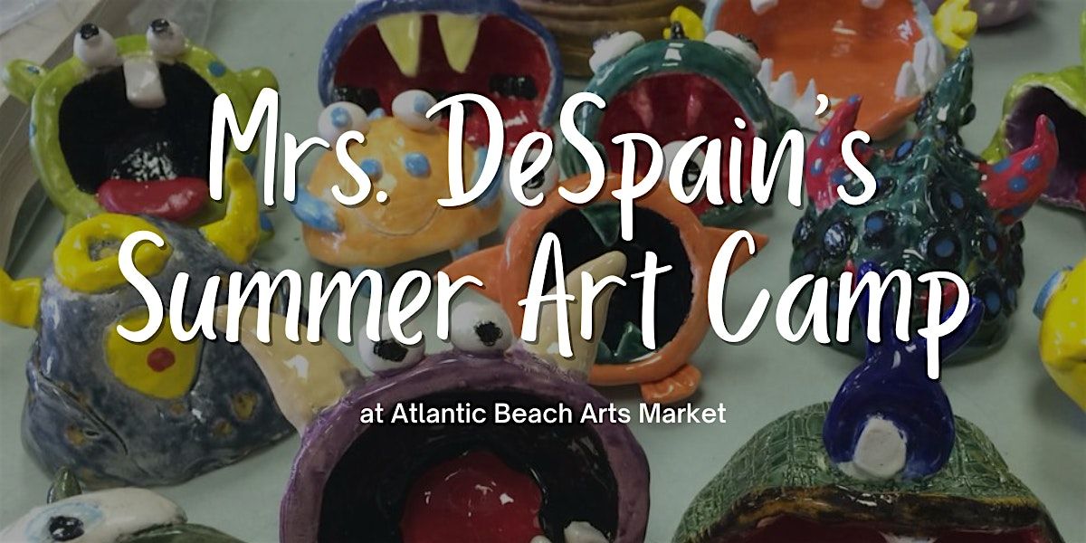 Mrs. DeSpain's Summer Art Camp: It’s Creatures, Cupcakes, & More!, 21 July | Event in Atlantic Beach