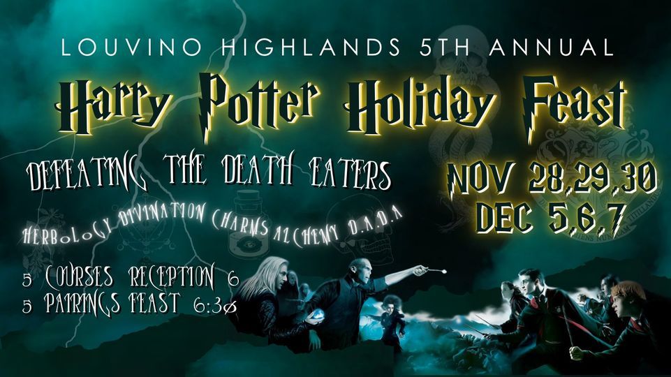 5TH Annual Harry Potter Holiday Feast!, LouVino Louisville Highlands, November 28 2023