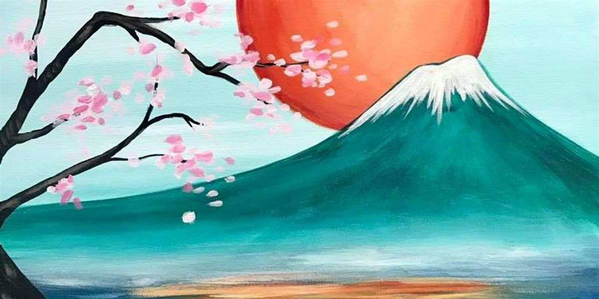 Japanese Rising Sun - Paint and Sip by Classpop!™, 26 July | Event in Fishkill | AllEvents