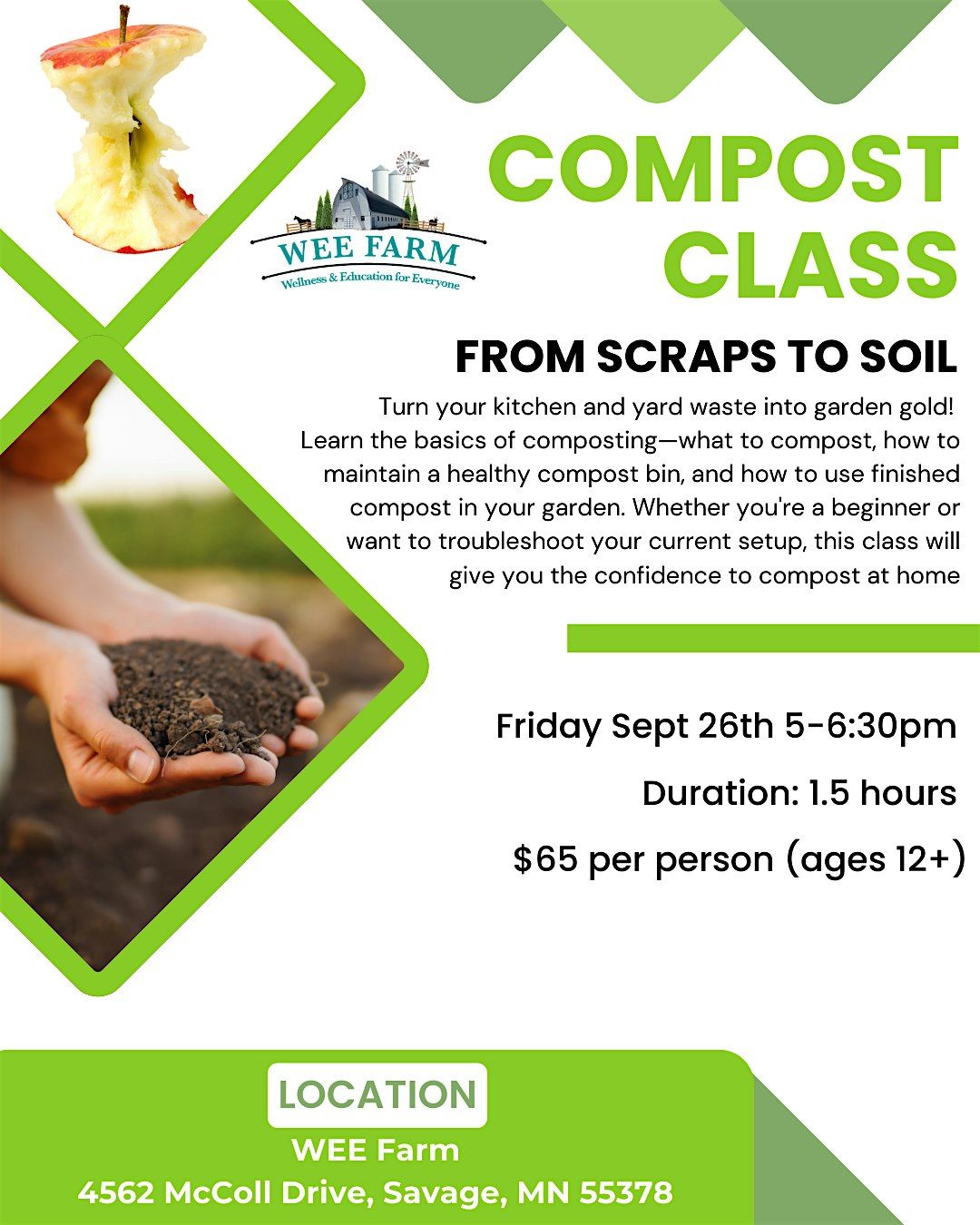 Composting Basics: From Scraps to Soil, 26 September | Event in Savage | AllEvents