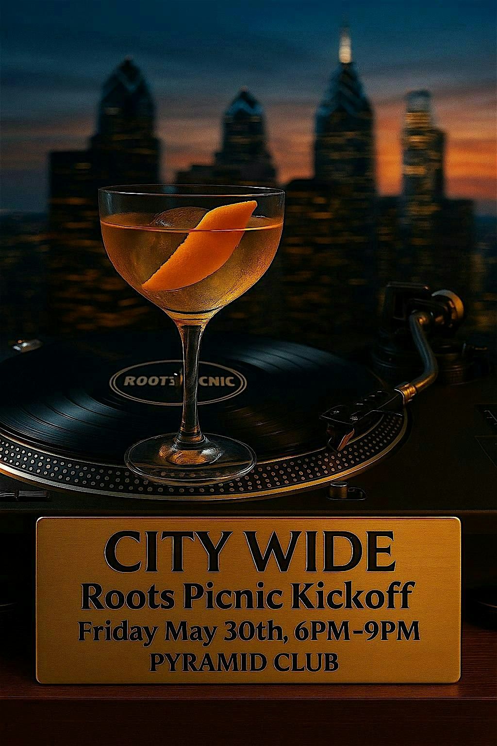 City Wide: Roots Picnic Kickoff Happy Hour, 30 May | Event in Philadelphia | AllEvents