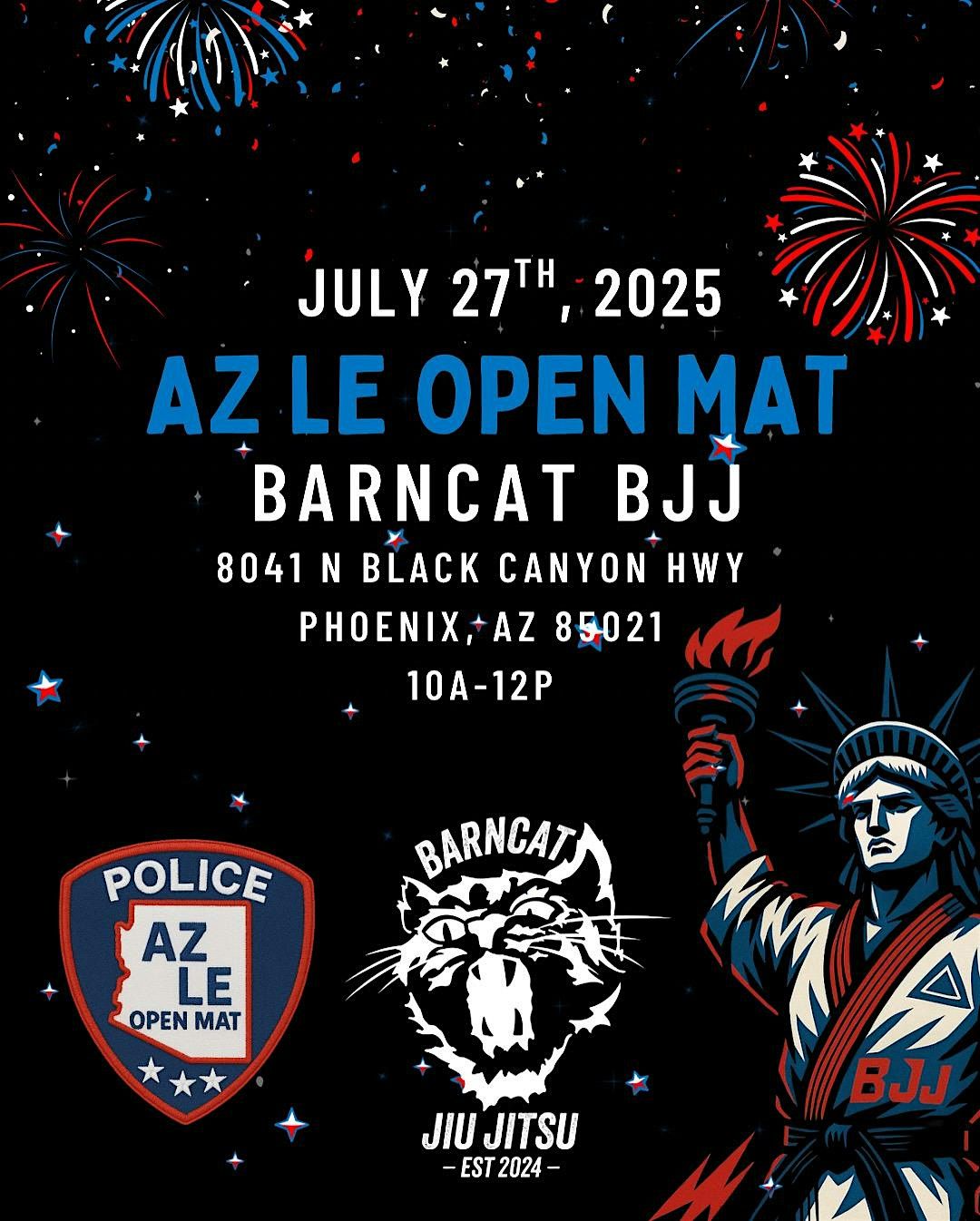 7/27 AZ Law Enforcement Open Mat, 27 July | Event in Phoenix | AllEvents