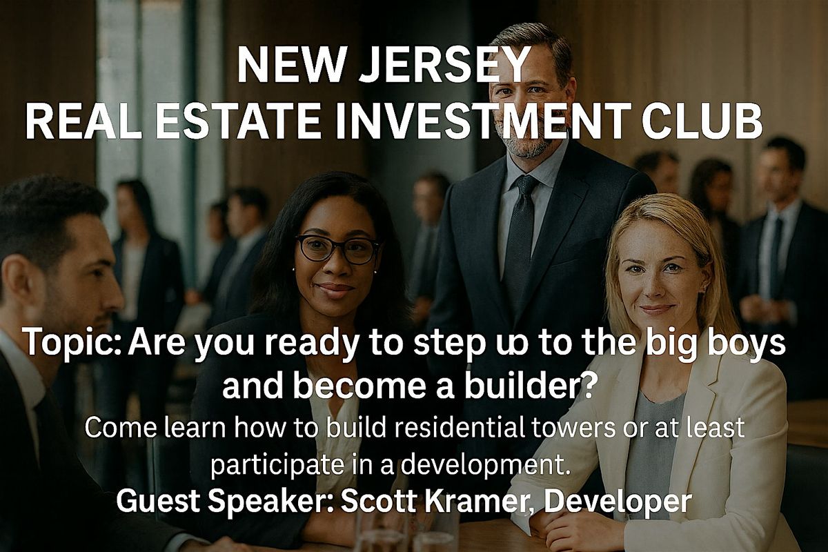 New Jersey Real Estate Investment Club - Time to Step up Your Game!, 15 October | Event in Hackensack | AllEvents