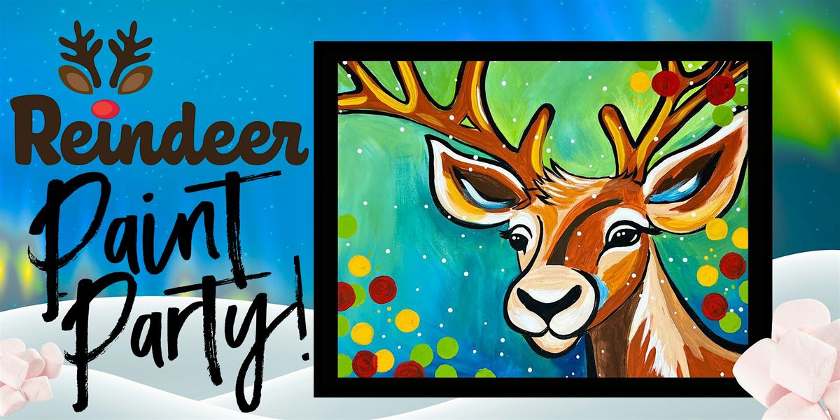 Paint a Reindeer Christmas Party | Festive Paint and Sip in Truro, 27 November | Event in Truro | AllEvents