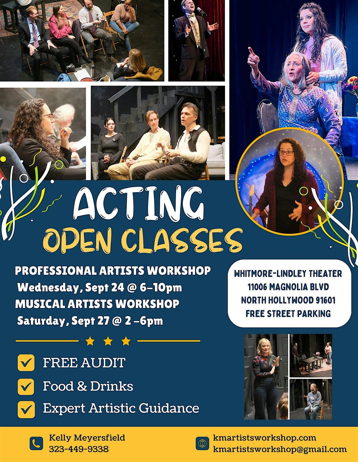 OPEN Acting Class - Professional Artists Workshop, 24 September | Event in North Hollywood | AllEvents