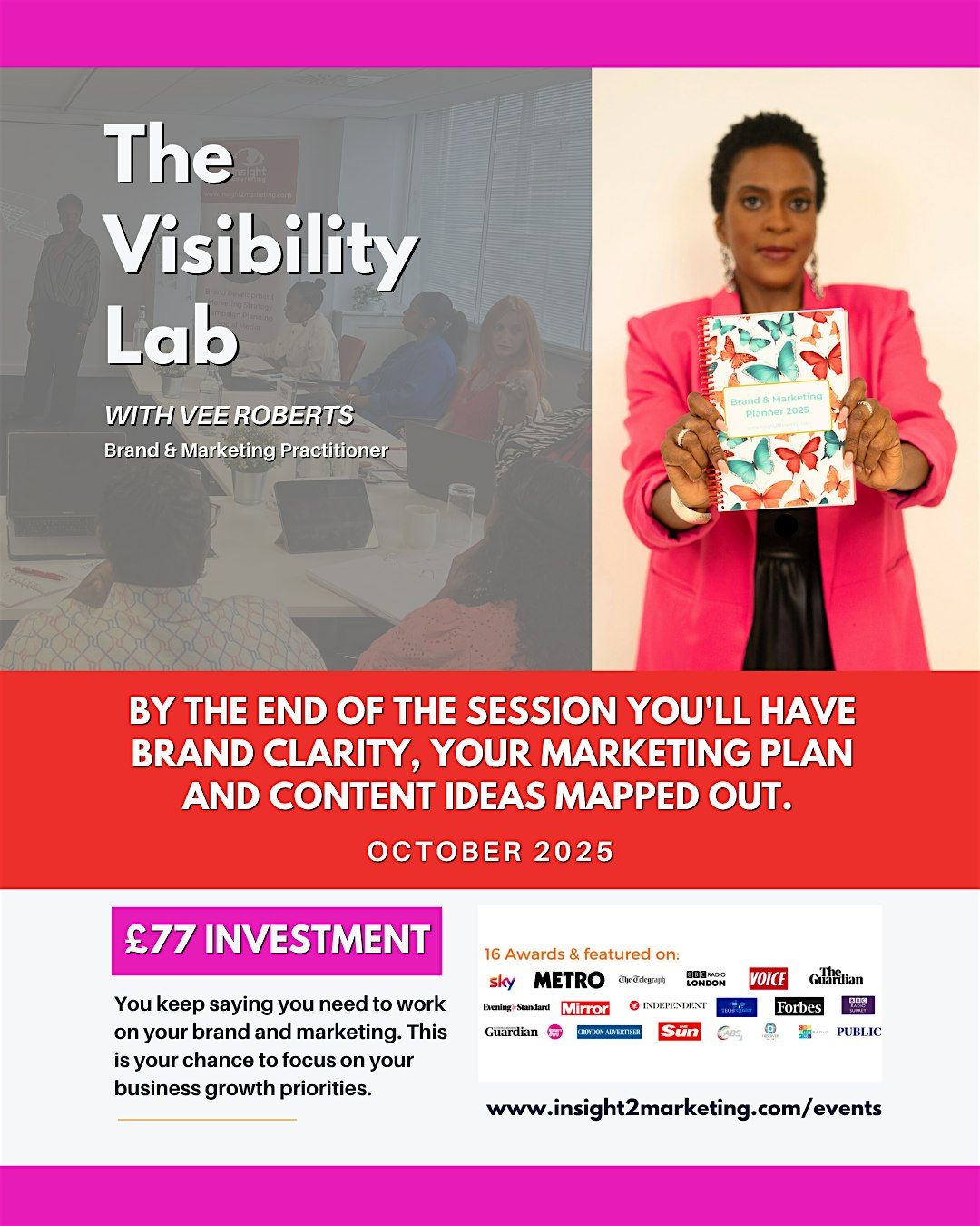 The Visibility Lab:  Build Your Marketing Plan, 11 October | Event in Croydon | AllEvents