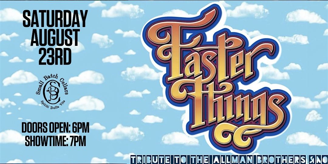 FASTER THINGS - TRIBUTE TO THE ALLMAN BROTHERS, 23 August | Event in North Haven | AllEvents