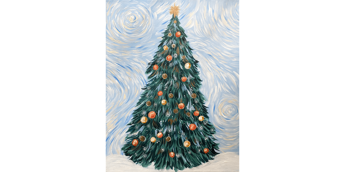 A Very Van Gogh Christmas - Paint and Sip in San Francisco | Classpop!™, 3 December | Event in Danville