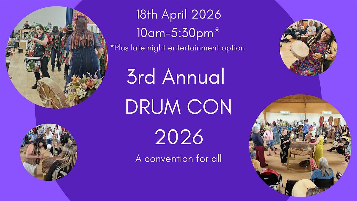 DRUM CON - A CONVENTION FOR ALL 2026, 18 April | Event in Marks Tey | AllEvents