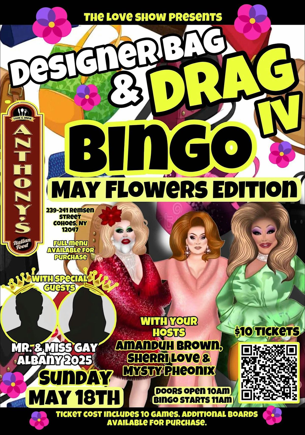 Designer Bag/ Drag Bingo IIII, 18 May | Event in Cohoes | AllEvents