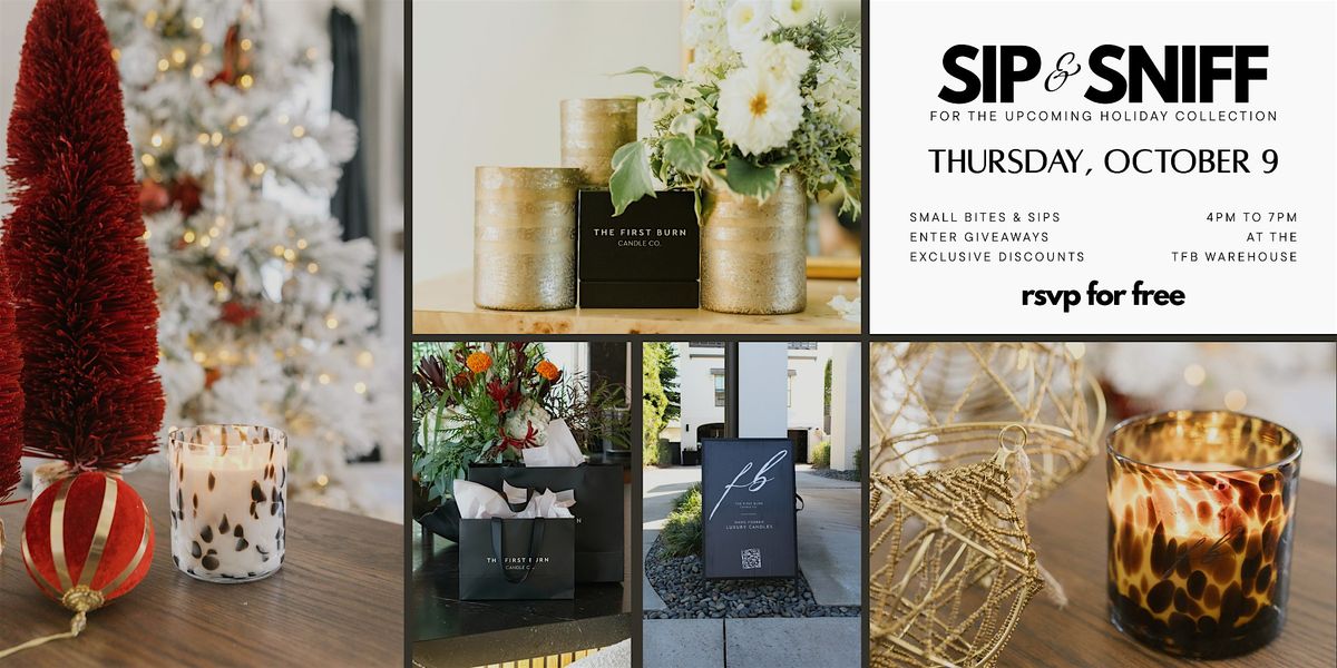 Sip 'n Sniff - Holiday '25, 9 October | Event in Cumming | AllEvents