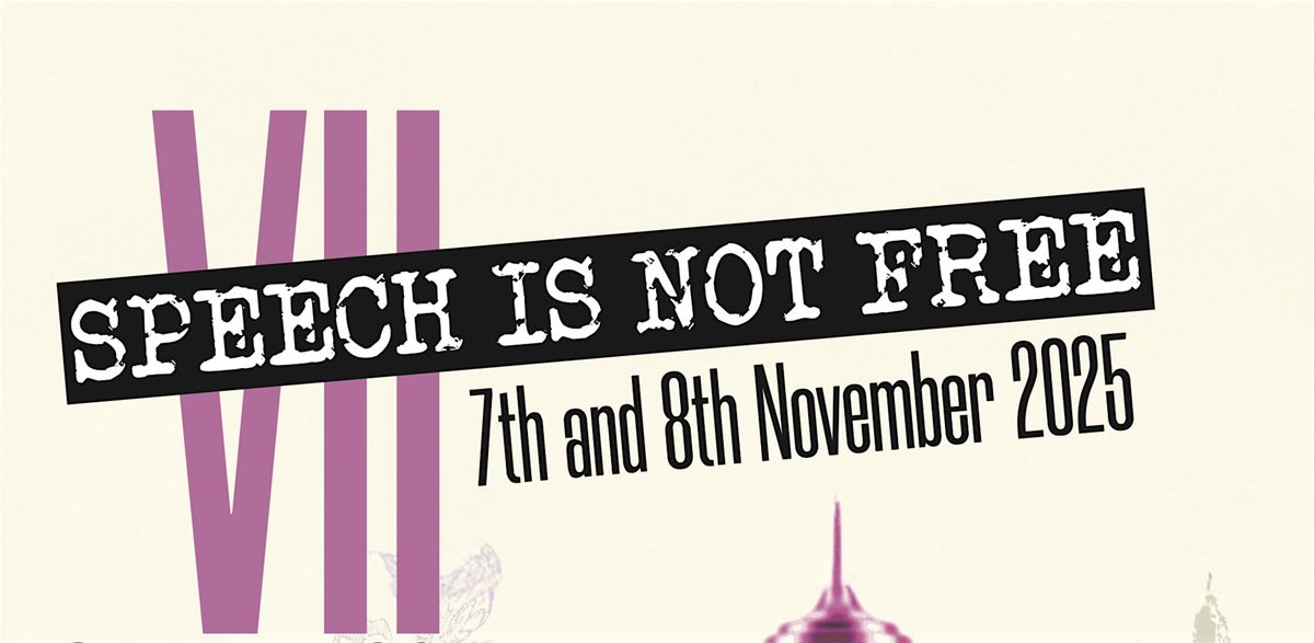Speech is Not Free VII, 7 November | Event in Berlin | AllEvents